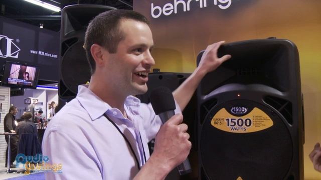 Behringer Eurolive B612D and B615D Powered Speakers - NAMM 2012 - AudioSavings смотреть онлайн