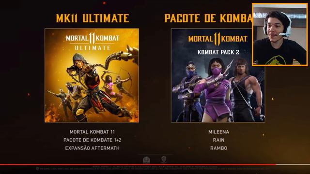 MORTAL KOMBAT 11 ULTIMATE - REACT DO KOMBAT PACK 2 - Feat. Rodrigo & Natt ‹ BielTv › смотреть онлайн