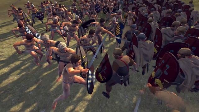 Julius Ceasar Vs Gauls in Epic Cinematic Battle - Ancient Empires Total War смотреть онлайн