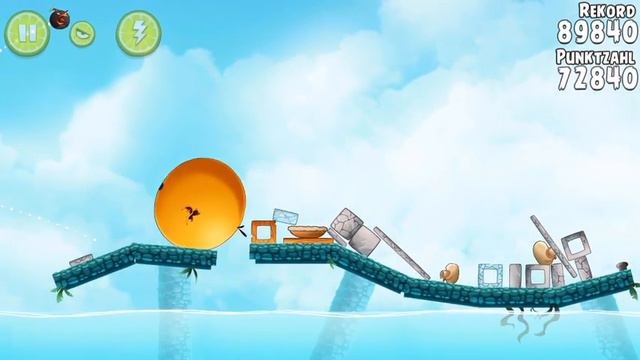 Angry Birds Rio - Level 16 - High Dive - 100% Mighty Eagle Walkthorugh смотреть онлайн