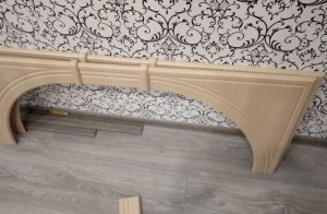 Сборка межкомнатной арки Палермо в дверном проеме