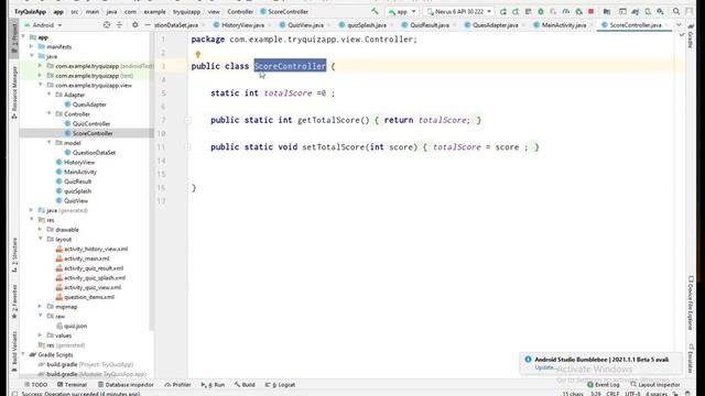 simple quiz app in android studio Part 6 | complete app code review смотреть онлайн