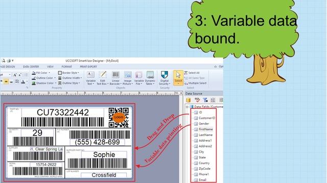 How to create and print Barcode Labels, Care Label And Price Tag with EXCEL смотреть онлайн