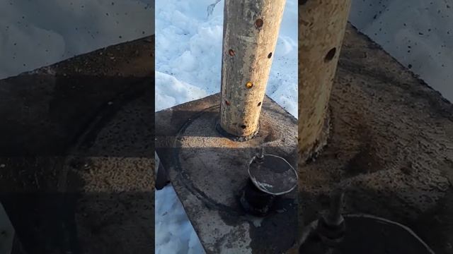 Компактная печь на отработанном масле смотреть онлайн