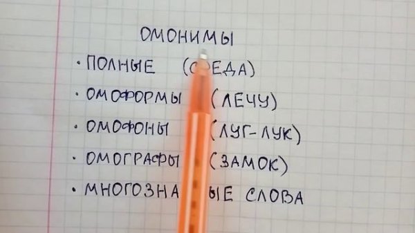 Что такое омонимы в русском языке и чем различаются полные и неполные омонимы - объяснение и пример