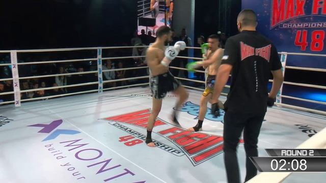 MAX FIGHT CHAMPIONSHIP 48 K1/70 kg Viktor Crivoi VS Teodor Gavrailov смотреть онлайн