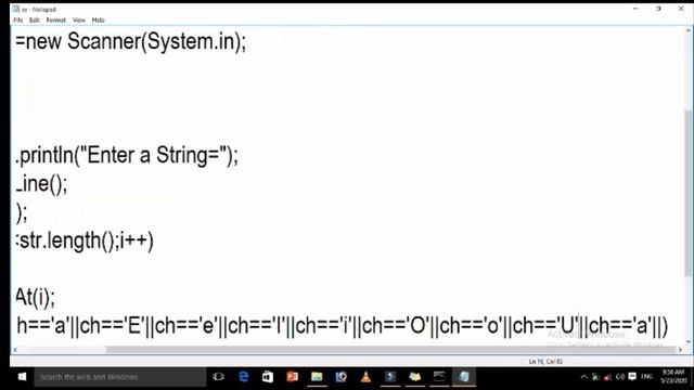 Vowel Count in Java | A Program to Count number of vowels in a String смотреть онлайн