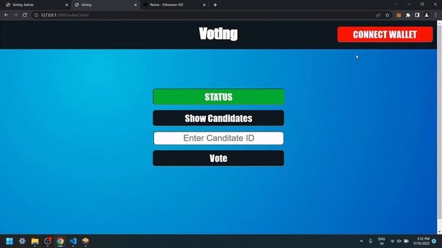 Implementation of Voting System using Blockchain Technology смотреть онлайн