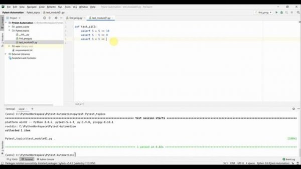Pytest Tutorial: Getting Started With Python Test Automation | Pytest Tutorial For Beginners