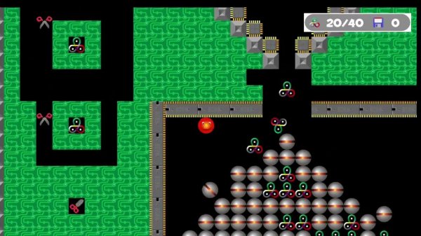 Supaplex (level 47): LOOKS-DIFFICULT / Супаплекс (уровень 47)