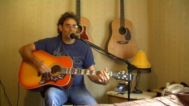 Beatles While my guitar gently weeps acoustic cover смотреть онлайн