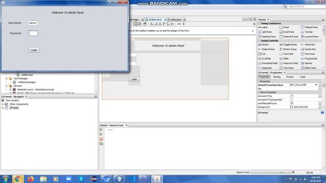 Login page validation with database in java swing in net beans смотреть онлайн