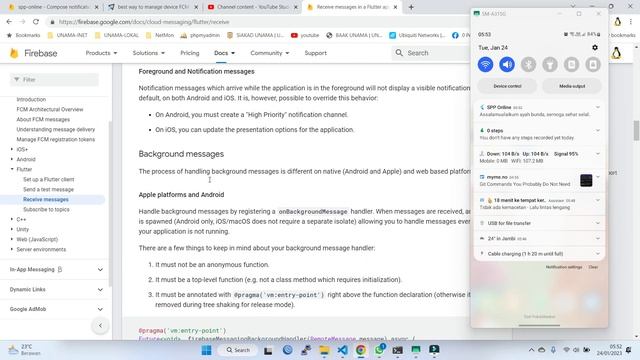 Laravel API dan Flutter #22 Setup Firebase Cloud Messaging di Flutter dan Laravel Bagian 3 смотреть онлайн