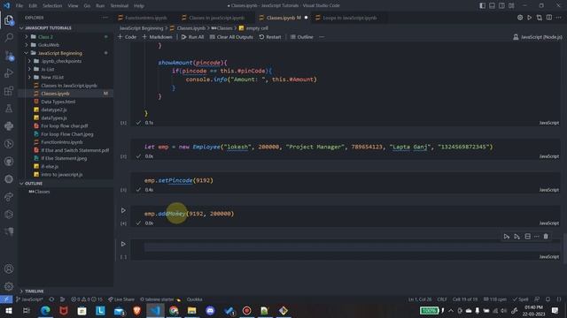 Javascript - Classes : constructor, super, get, set & properties смотреть онлайн