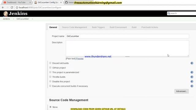 Jenkins : How to Integrate GIT repository with Jenkins : Tutorial 13 смотреть онлайн