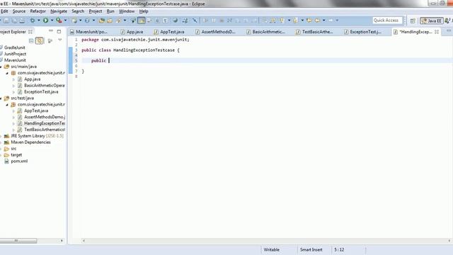 Junit Tutorial - Junit test case for Exception test смотреть онлайн
