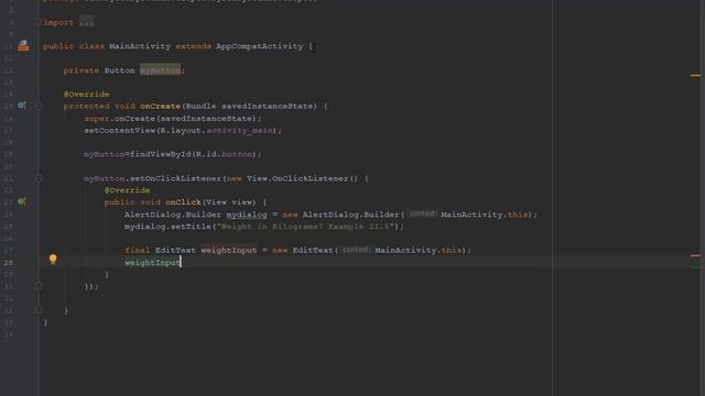 AlertDialog with EditText in Android Studio смотреть онлайн