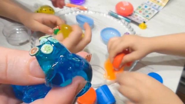 GLITTER Mixed gum for hands /SLIME MONSTER💖RELAXING SLIME chất nhờn смотреть онлайн