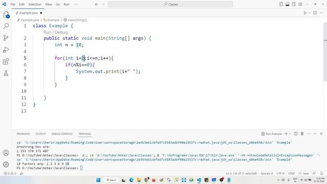 Java examples for nested loops (Core Java Class 10) смотреть онлайн
