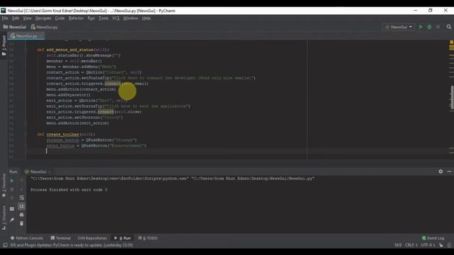Python gui app PyQt5 - Newsreader part 2/4 смотреть онлайн