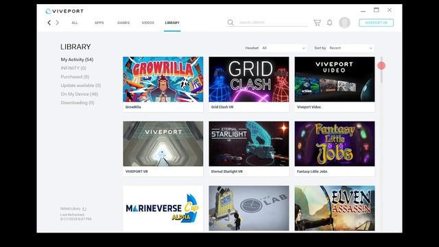 Viveport Infinity Review смотреть онлайн