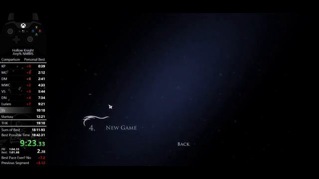 Hollow Knight - Any% NMMS in 18:58 смотреть онлайн