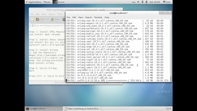 Installing Erlang and Elixir Programming Languages on Centos 7 смотреть онлайн