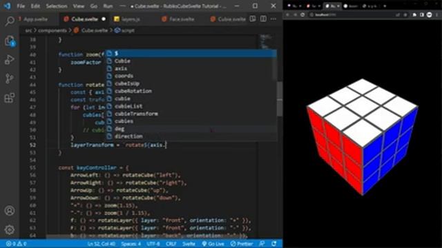 Zauberwürfel mit Svelte und CSS programmieren смотреть онлайн