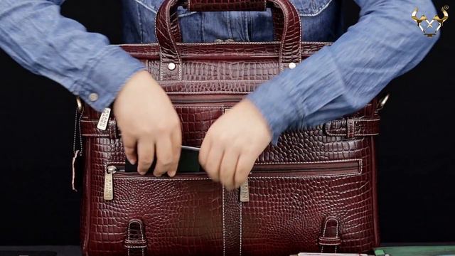 BRAND LEATHER Genuine Leather Formal Office Bag | Shoulder Laptop Messenger Bag for Men Upto 16 Inc смотреть онлайн