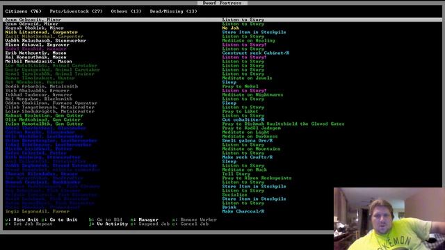 Learning to Play Dwarf Fortress #14 - The Caverns: Blood & Gore смотреть онлайн