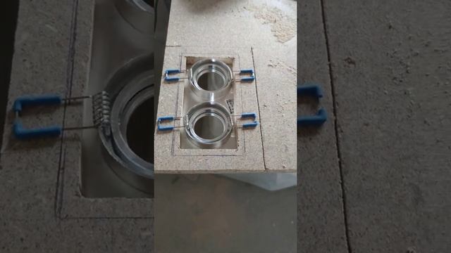 Закладные под прямоугольные встраиваемые светильники в натяжной потолок. смотреть онлайн