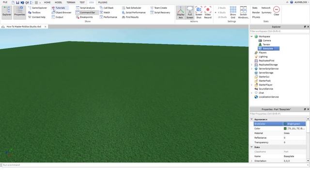 How To Use Roblox Studio 2017 - Beginners Tutorial смотреть онлайн