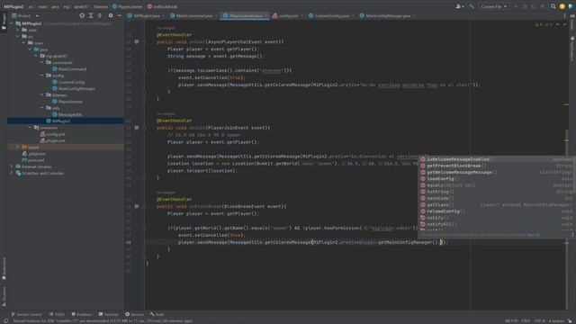 Como CREAR un PLUGIN de Minecraft (2023) - Archivos de Configuración - Parte 5 смотреть онлайн