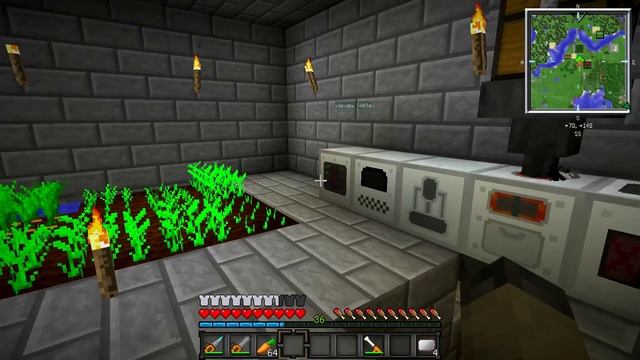 Minecraft Вольт №7 Доменная печь и ветро измеритель смотреть онлайн