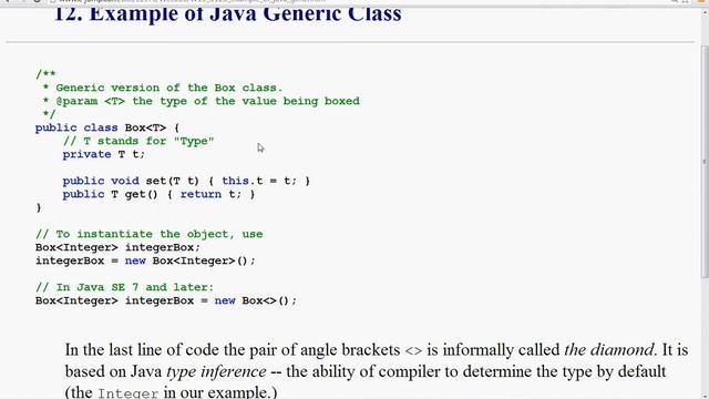Week 12 Java Collections and Generics Part 7 смотреть онлайн