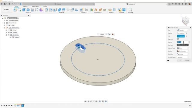 Лайфхак Fusion 360: отвечаем на ваши вопросы о Pattern on Path смотреть онлайн