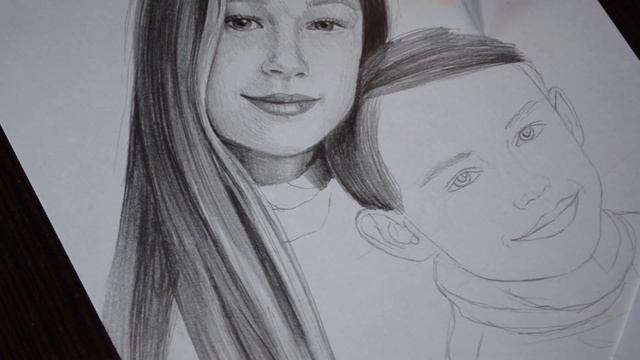 Рисунок карандашом / портрет по фотографии / Drawing portrait смотреть онлайн