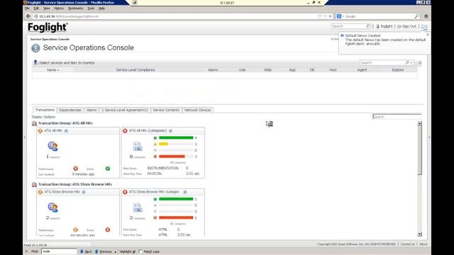 Foglight 5.9 AJAX and JavaScript Features смотреть онлайн