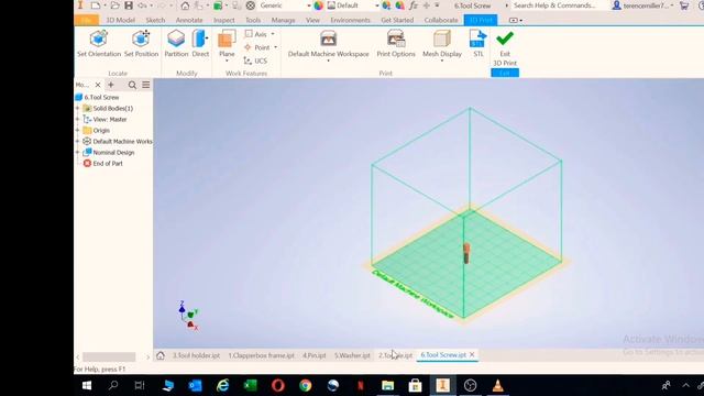 Converting Inventor ipt files to stl files for 3d prints. смотреть онлайн
