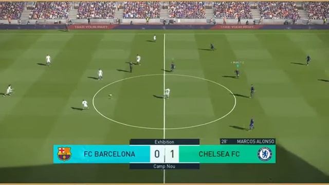 PES 18 0N NVIDIA 820M BARCELONA VS CHELSEA смотреть онлайн