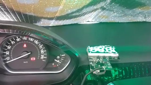 HUD OBD in Peugeot 208 Spanish does not owrk, ça ne marche pas смотреть онлайн