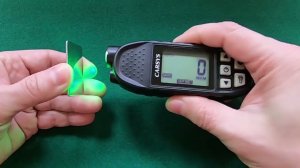 16. Быстрое включение (отключение) цветовой индикации - Толщиномер CARSYS АВТОПОДБОР