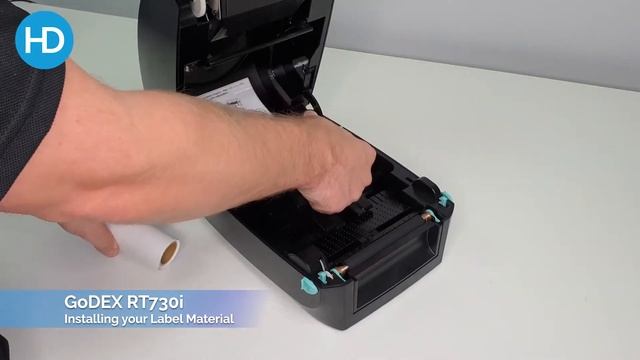 GoDEX RT730i - How to Instal label material смотреть онлайн