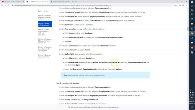 AZURE | AZ 204 | Lab 04 | Exercise 02 Part 01 | Azure lab Hands On | Azure tutorial | okay java смотреть онлайн