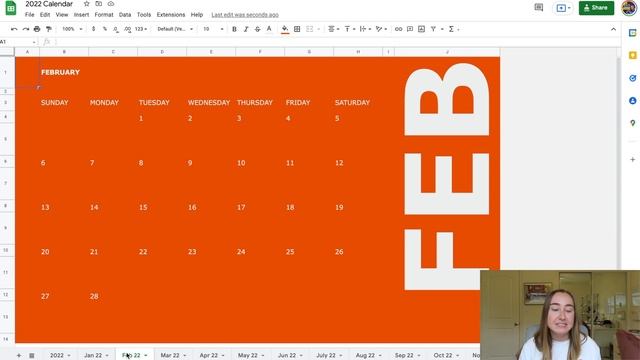 GOOGLE SHEETS CALENDAR | Create a Schedule in Google Sheets | Vlogmas Day 20 смотреть онлайн
