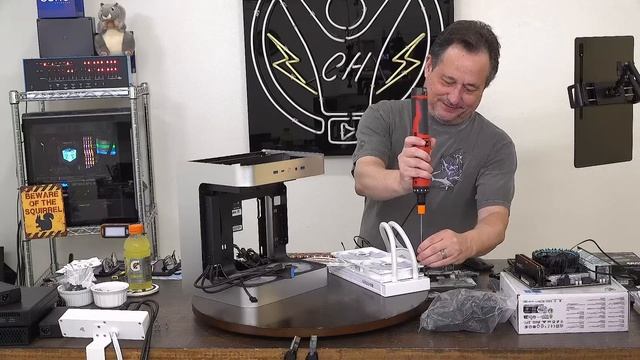 PART 2 LIVE - Unique Computer Build for the Dark or Light Side - Segotep Slath Mini ITX смотреть онлайн