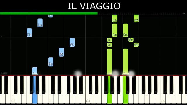 IL VIAGGIO [Easy Piano Tutorial] | SHEET MUSIC + MIDI 🔥 смотреть онлайн