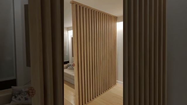 поворотная перегородка из реек 38×100×2750. при широкой перегородке крутим за 2 бруса! смотреть онлайн