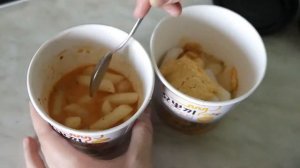 ТОКПОККИ - ПРОБУЮ КОРЕЙСКИЕ РИСОВЫЕ ПАЛОЧКИ еда быстрого приготовления