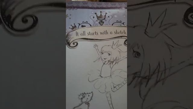 my final sketch of Glitterbelle (1 minute ) смотреть онлайн
